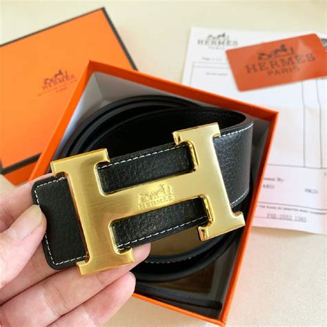 hermes belt black white stitching|real Hermes belt markings.